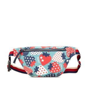 GUCCI Blue Leather Fanny Pack